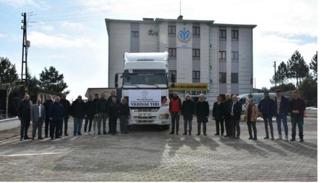 Öğrenci ve öğretmenlerin ürettikleri sobalar deprem bölgesine gönderildi