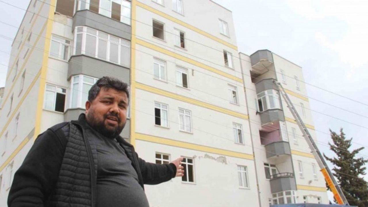 Deprem öncesinde kentsel dönüşüm istedikleri binalar, ağır hasar aldı