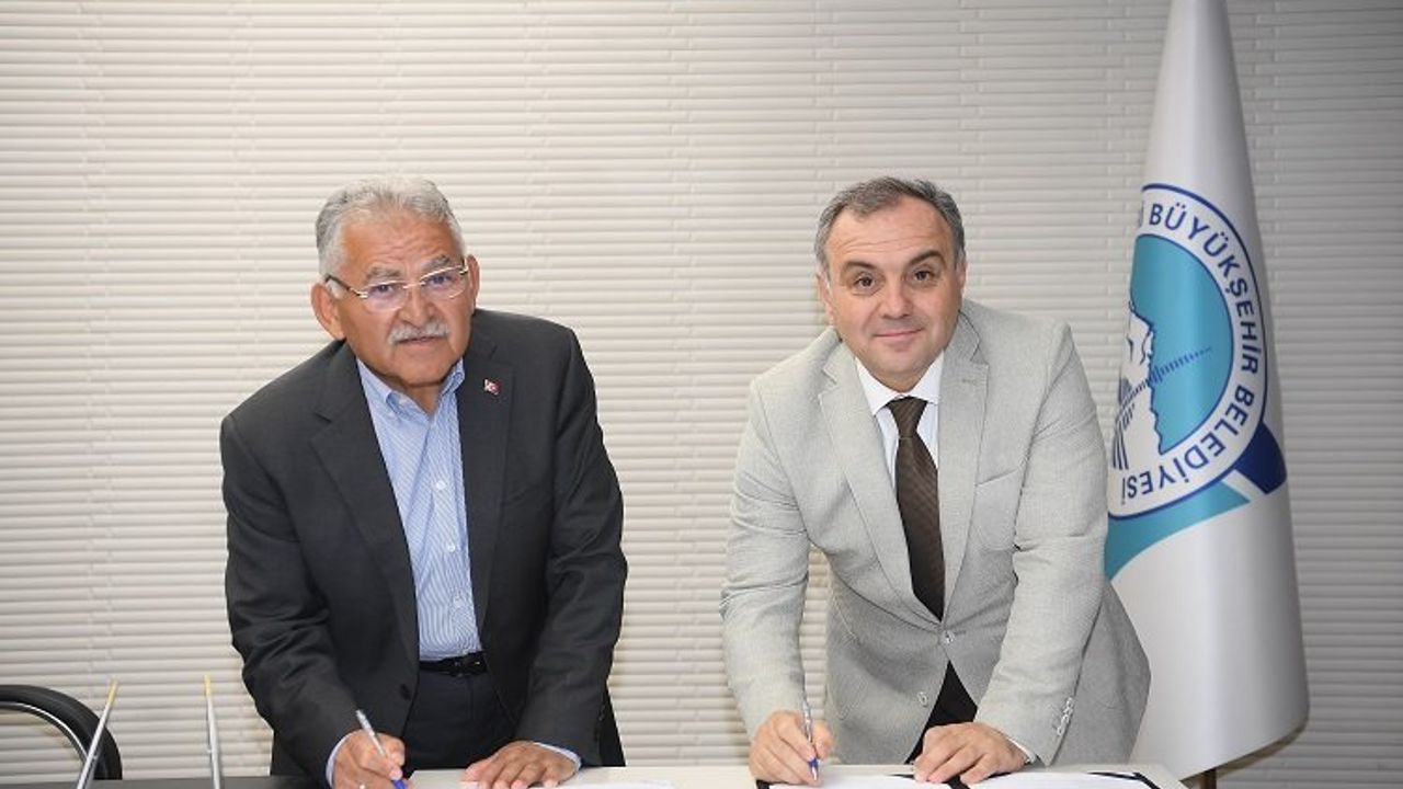 Kayseri Büyükşehir ile ERÜ'den iş birliği protokolü