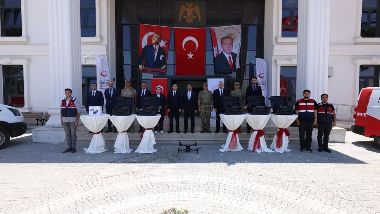 Hatay'da sınır güvenliğine dron desteği