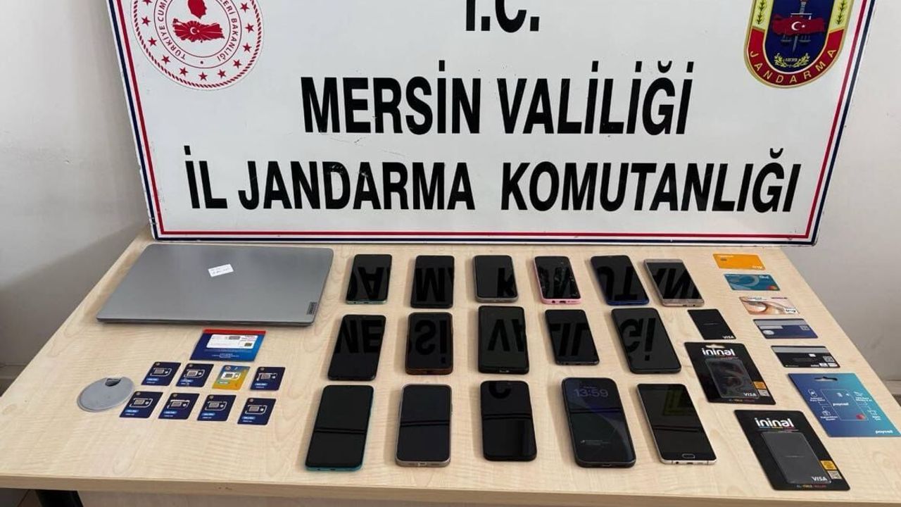 Mersin'de dolandırıcılık operasyonunda 18 tutuklama