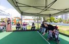 Mersin'de engelleri aşan bocce turnuvası