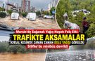 Mersin’de Sağanak Yağış Hayatı Felç Etti: Trafikte Aksamalar, Silifke’de 17 Yaralı