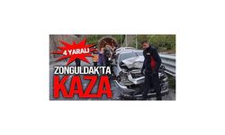 Zonguldak'ın Alaplı ilçesinde trafik kazası