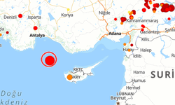 Akdeniz'de  4,6 Şiddetinde deprem meydana geldi!