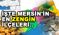 Mersin'in en zengin İlçeleri nereler ?