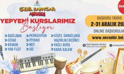 Nevşehir Güzel Sanatlar Merkezi'nde kayıtlar başladı