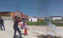 Antakya’da yangın eğitimi gerçekleştirildi