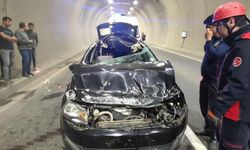 Göksun tünellerinde trafik kazası: 1’i ağır 4 yaralı