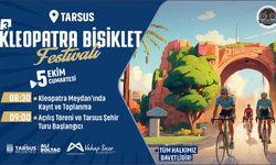 3. Kleopatra Bisiklet Festivali Başlıyor: Tarsus’un Tarihi Rotalarında Pedallar Dönüyor