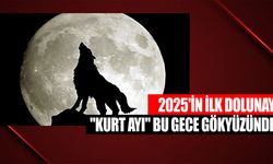 2025'in İlk Dolunayı "Kurt Ayı" Bu Gece Gökyüzünde!