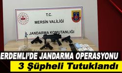 Mersin’de Yabancı Madde ve Silah Ticareti Operasyonu: 3 Şüpheli Tutuklandı