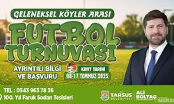 Tarsus’ta 16. Geleneksel Köyler Arası Futbol Turnuvası Başlıyor