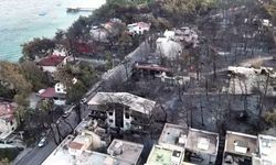 Çanakkale’de Yanan Villalar Sabahın İlk Işıklarıyla ortaya çıktı