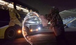 Kadrosunu tamamlayan Ağrı 1970 Spor, havai fişeklerle Silifke deplasmanına uğurlandı