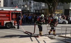 Mersin Büyükşehir Belediyesi Ana Hizmet Binası’nda Yangın Tatbikatı Gerçekleştirildi