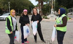 Dokumapark'tan toplanan portakallar ilçe halkıyla paylaşıldı