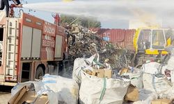 Hurdalıkta çıkan yangın söndürüldü