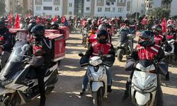 Antalya'da motokuryelerden eylem