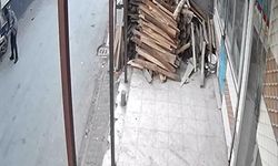 Ateşi benzinle harlamak istedi, yanmaktan son anda kurtuldu; o anlar kamerada