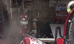 Hatay'da iş yeri yangını