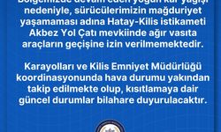 Hatay'da Serinyol-Madenli kara yolu ulaşıma kapatıldı