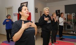 Kadınlar doğru nefes almanın yollarını öğreniyor