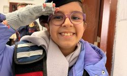 Öğrenciler jandarma personeline atkı ördü