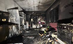 Osmaniye'de ev yangını söndürüldü