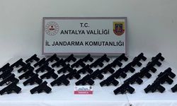 Serik'te 45 ruhsatsız tabanca ele geçirildi