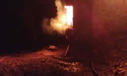 Sobadan çıkan yangın, evi küle çevirdi