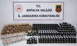 Alanya'da kaçak tütün operasyonu