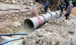 Alanya'da tıkanan menfezler Büyükşehir ekiplerince açıldı