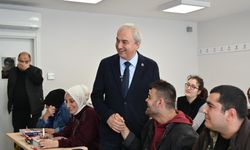 Başkan Kocagöz EKPSS kursunu ziyaret etti