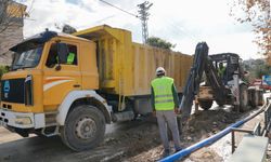 Erdemli'de içme suyu hatları yenilendi