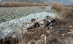 Göle düşen otomobilin sürücüsü öldü
