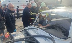 Hassa'da iki otomobil çarpıştı: 4 yaralı