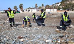 Hatay'ın 158 kilometrelik sahil şeridinde kış temizliği yapıldı