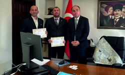 Korkuteli Tapu Müdürlüğü personeline başarı belgesi