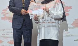 Kur'an-ı Kerim okuma yarışmasında birinci oldu