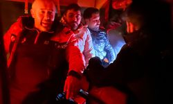 Off-road için gittikleri dağda mahsur kalanlar kurtarıldı