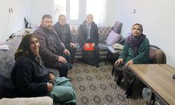 Yalnız yaşayan mahalleliye ziyaret