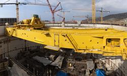 Akkuyu NGS'nin ikinci güç ünitesinde kutup vinci kuruldu