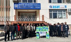 Aksekili üreticilere bordo bulamacı hibesi