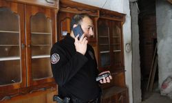 Evinin kapısını açık unutunca komşuları endişelendi