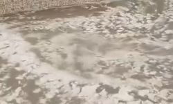 Hatay'da sağanak ve dolu nedeniyle yollar göre döndü