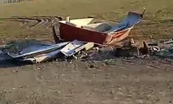 İsrail füzesinin isabet etmesi sonucu Fırat'ın öldüğü TIR'ın görüntüleri ortaya çıktı/ Ek fotoğraflar