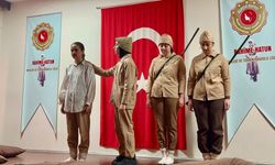 Osmaniye'de öğrenciler Seyit Onbaşı tiyatrosuyla Çanakkale ruhunu yaşattı