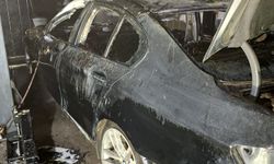 Oto tamirhanesindeki yangın söndürüldü