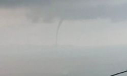 Samandağ açıklarında hortum